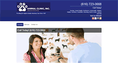 Desktop Screenshot of grandrapidsveterinarians.net